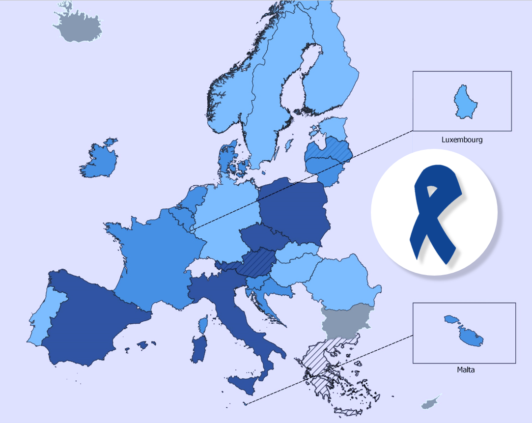 Colorectal cancer screening in Europe